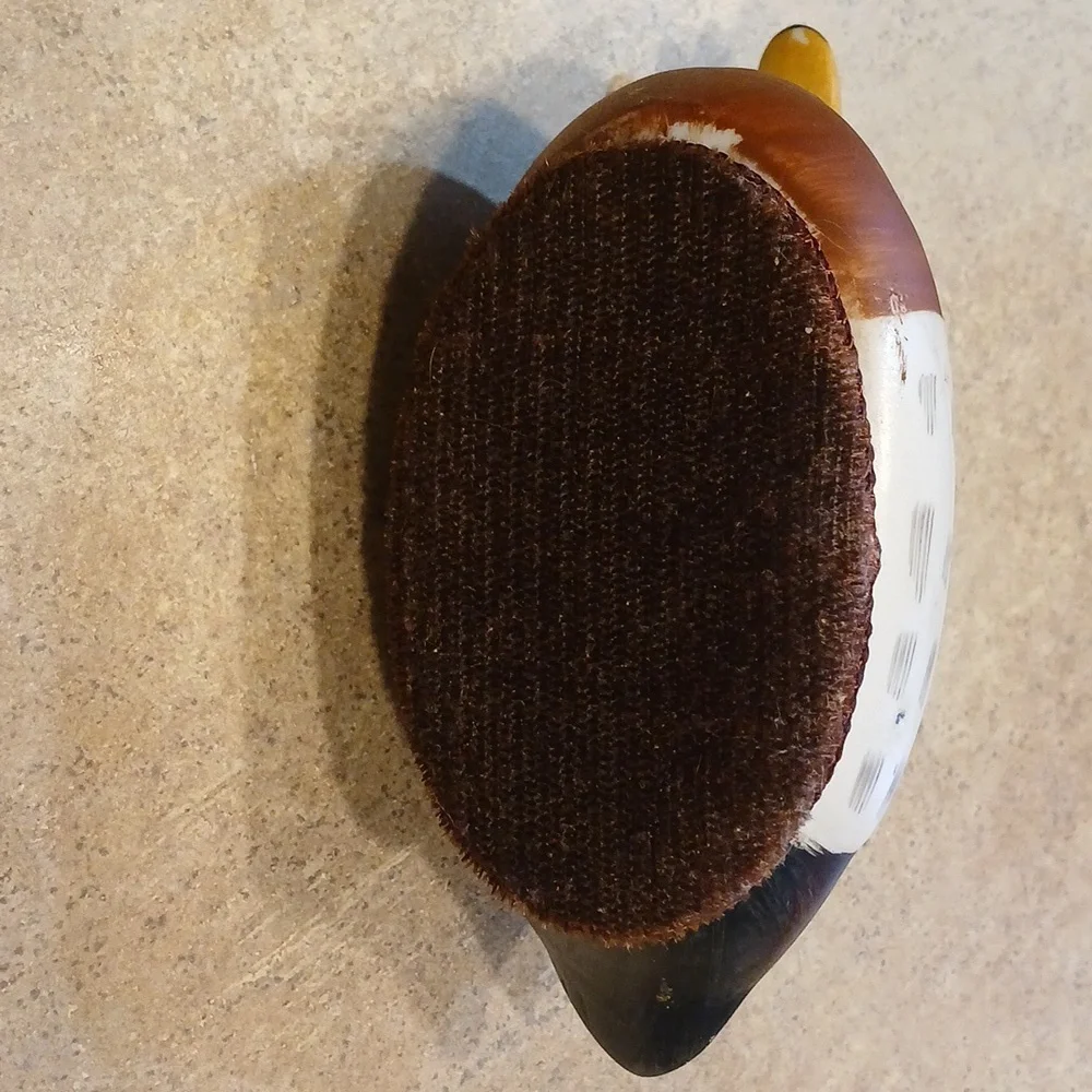 Vintage Ceramic Mallard Lint | Shoe Shine Brush